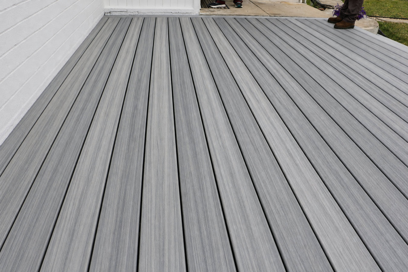 Trex deck installation